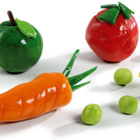 voir modeler des aliments